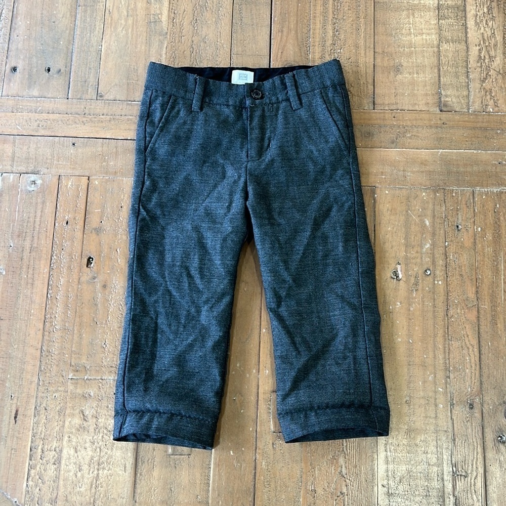 Janie and Jack wool herringbone dress pants